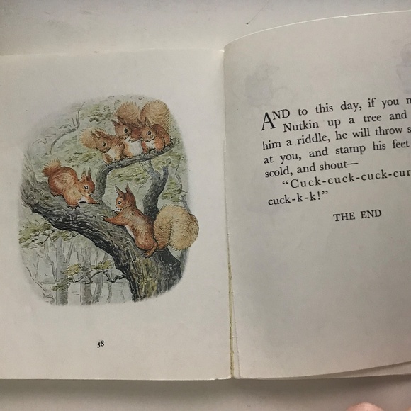 Beatrix Potter The Tale of Squirrel Nutkin Mini Paperback Book - Picture 5 of 6